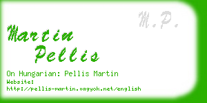 martin pellis business card